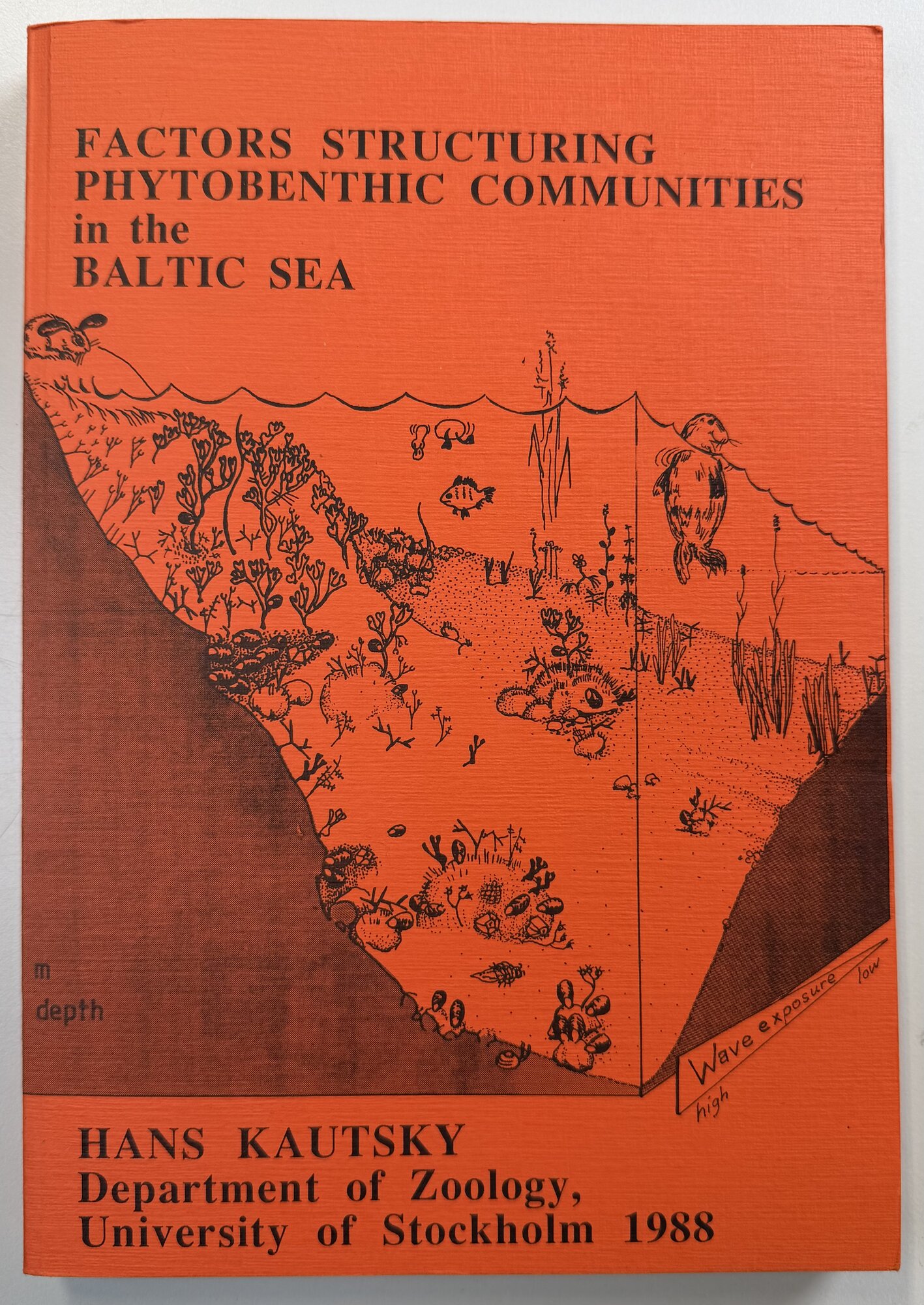 Hans Kautsky's 1988 doctoral thesis, Factors Structuring Phytobenthic Communities in the Baltic Sea, published by the Department of Zoology, University of Stockholm.